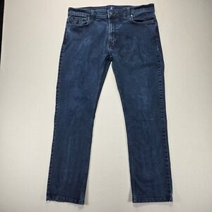 Polo Simon Jeans Slim Straight Dark Wash Denim Pants Casual Size 34‎